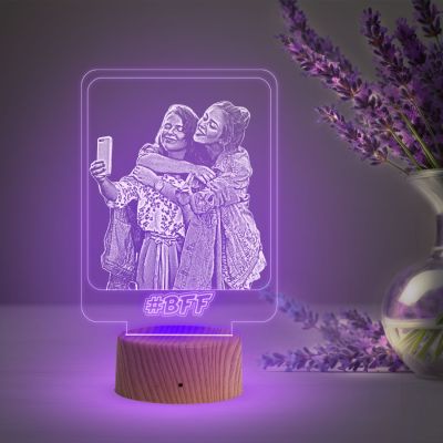 Best-Friends Forever Night Lamp With Customized Photo